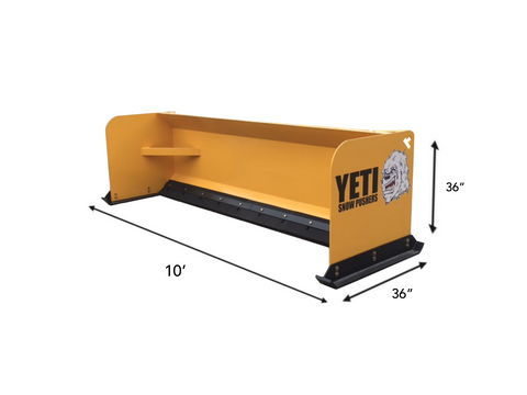 YETI SNOW BEAST - 10 FT. SKIDSTEER SNOW PUSHER | SNOW PUSH BOX